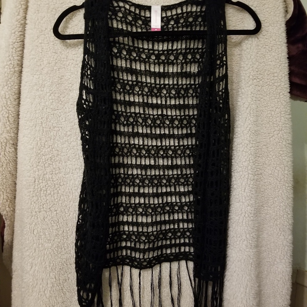 3/$15 Crochet boho vest